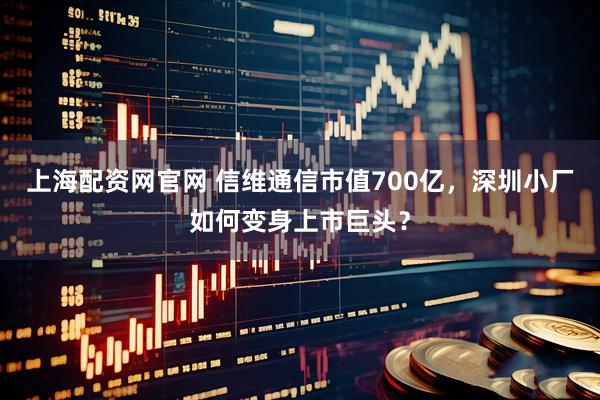 上海配资网官网 信维通信市值700亿，深圳小厂如何变身上市巨头？