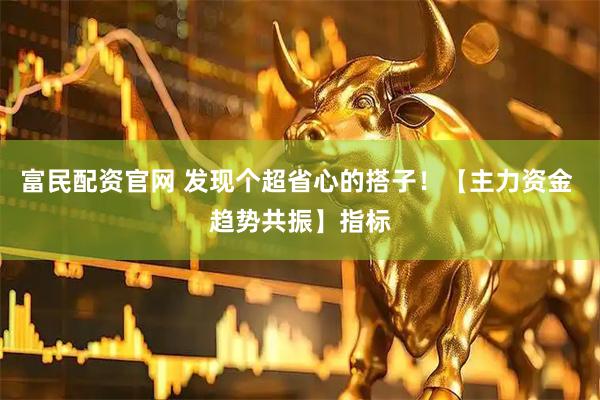 富民配资官网 发现个超省心的搭子！【主力资金 趋势共振】指标