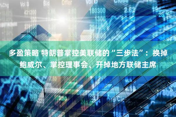 多盈策略 特朗普掌控美联储的“三步法”：换掉鲍威尔、掌控理事会、开掉地方联储主席
